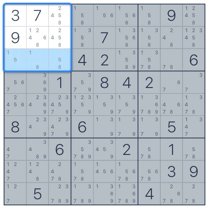 Obvious triples step 1