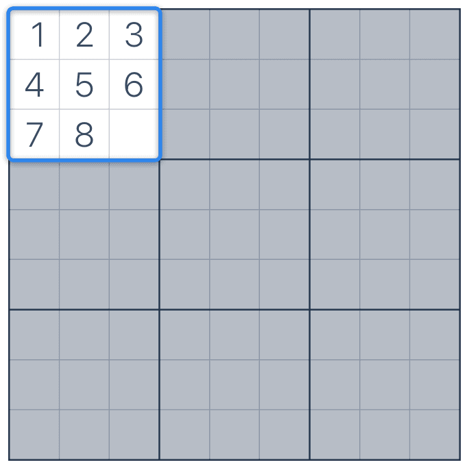 Last free cell step 1